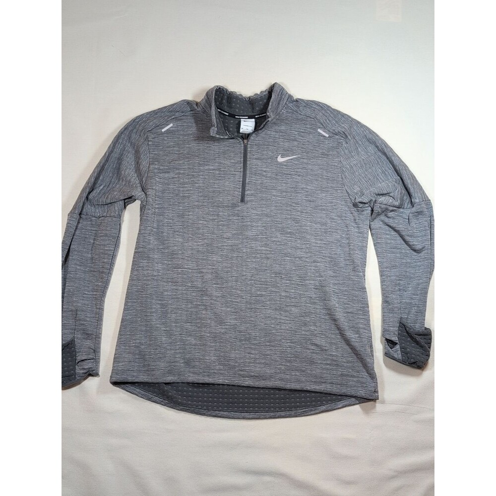 Nike Men’s Gray Heather Half-Zip Performance Jacket